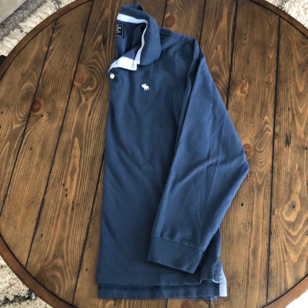ANF men’s long sleeve Polo Xl